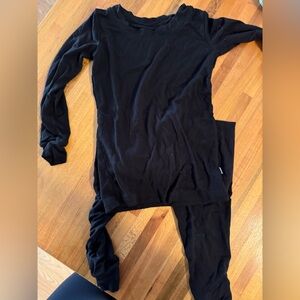 Little Sleepies Black 2 piece pajamas. 2T.